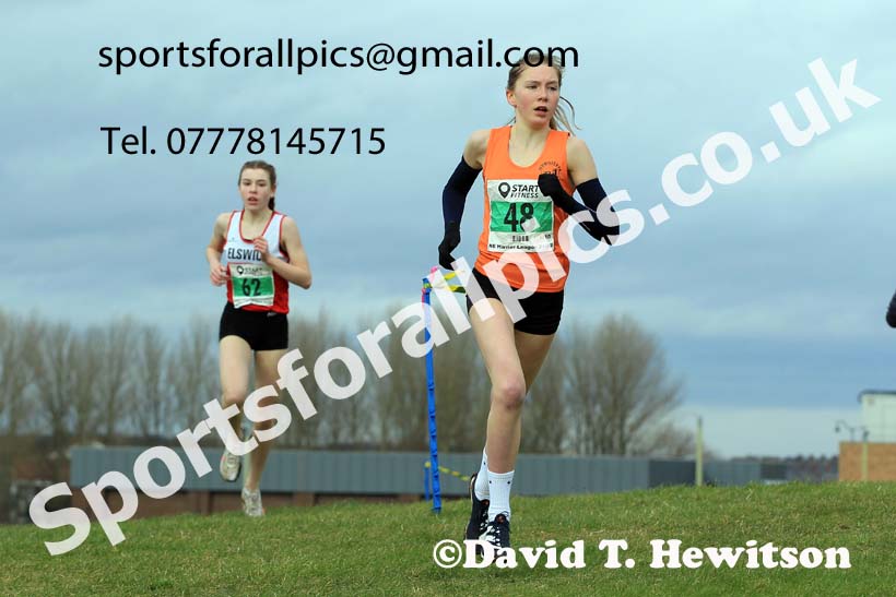 Girls under-15s 2022 NEHL Sherman Cup/Davison Shield, Temple Oark, South Shields. Photo: David T. Hewitson/Sports for All Pics